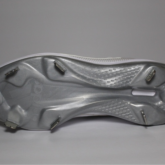 Adidas Icon 7 Mid Baseball Softball Metal Cleats White Silver ART S23887 Size 7 - Picture 5 of 8